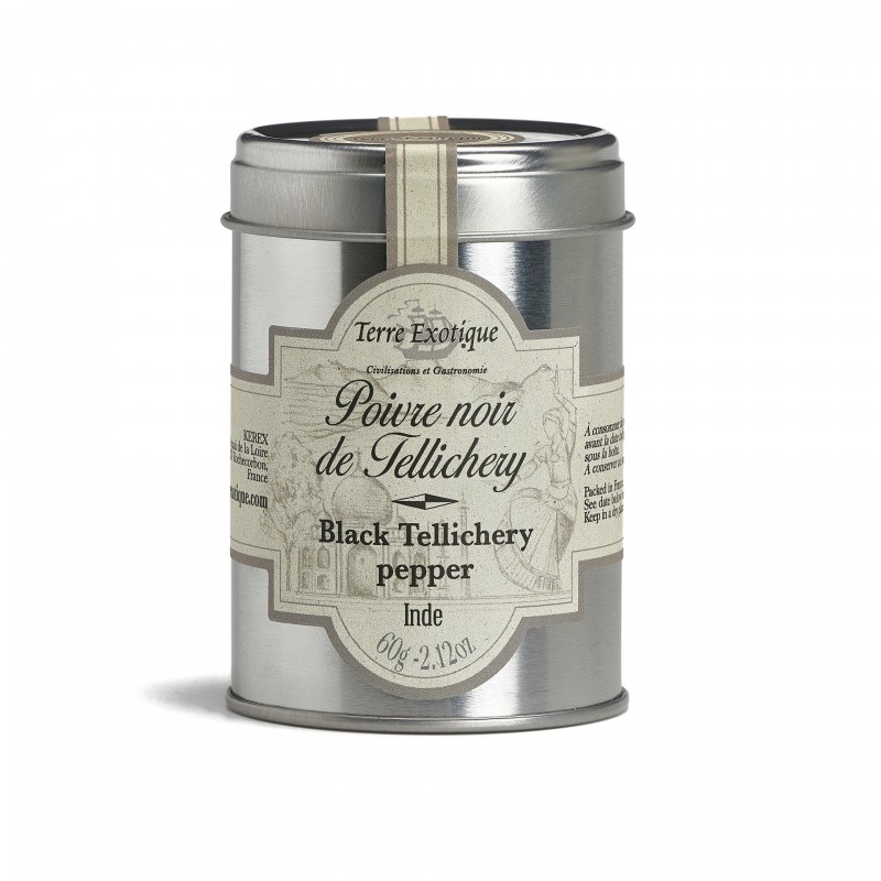 Terre Exotique - Poivre noir de Tellichery Terre Exotique - Poivre noir de Tellichery