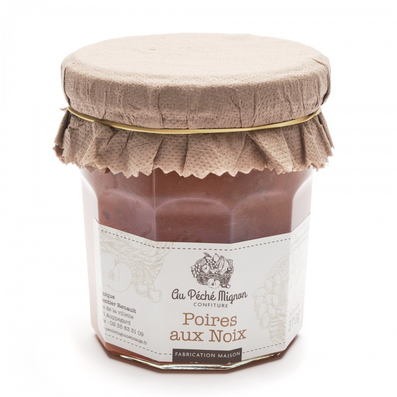 Au Pêché Mignon - Pear jam with walnuts Au Pêché Mignon - Pear jam with walnuts