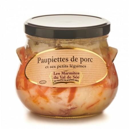 La Chaiseronne - Paupiettes de porc et ses petits légumes