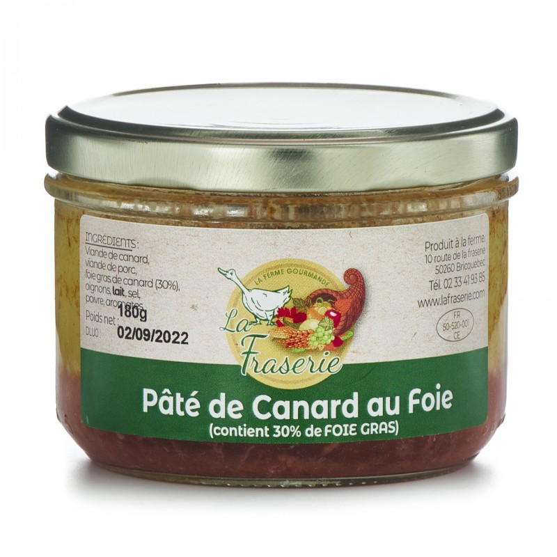 Elevage de la Fraserie - Pâté de canard au foie gras Elevage de la Fraserie - Pâté de canard au foie gras
