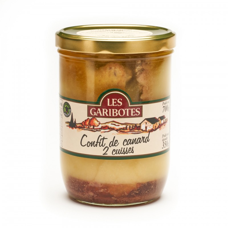 Les Garibotes - Confit de canard 2 cuisses