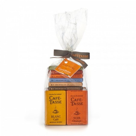 Café-Tasse - Mini tablettes de chocolat assorties