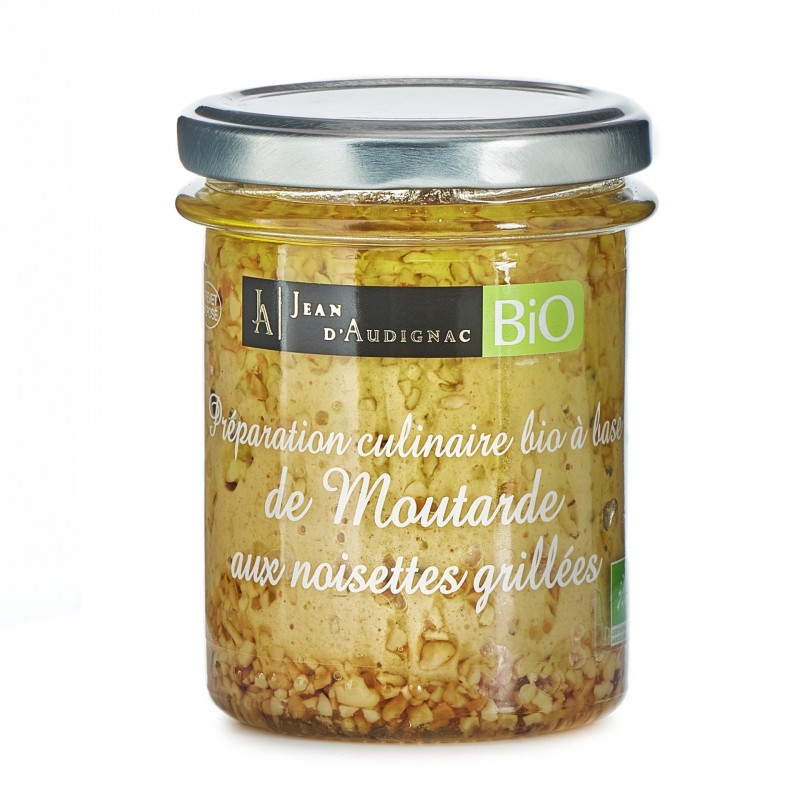Jean d'Audignac - Organic roasted hazelnut mustard