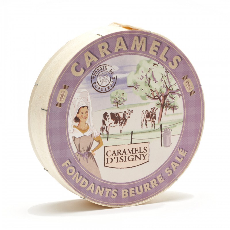 Caramels d'Isigny - Fondant caramels round box Caramels d'Isigny - Fondant caramels round box