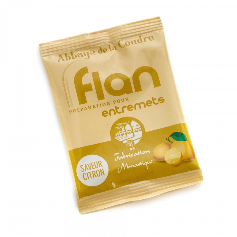 Abbaye de la Coudre - Lemon flavor flan Abbaye de la Coudre - Lemon flavor flan