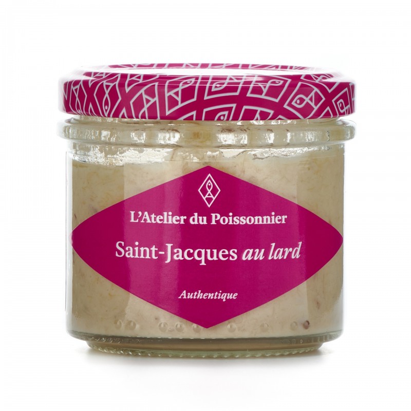 L'Atelier du Poissonnier - Rillettes de Saint-Jacques au lard L'Atelier du Poissonnier - Rillettes de Saint-Jacques au lard