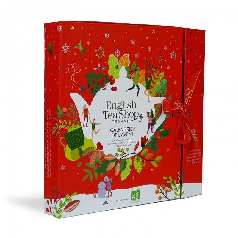 English Tea Shop - Calendrier de l'avent livre rouge bio English Tea Shop - Calendrier de l'avent livre rouge bio
