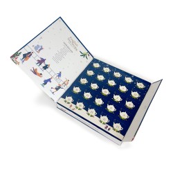 English Tea Shop - Calendrier de l'avent livre bleu bio