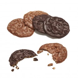 La Maison du Biscuit - Milk and dark chocolate tiles