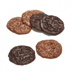La Maison du Biscuit - Tuiles chocolat panaché lait et noir