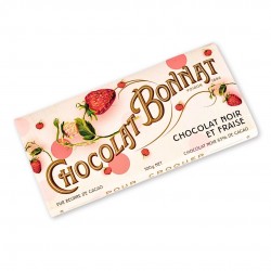 Chocolat Bonnat noir et fraise